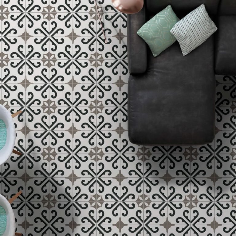 Autograph Derby Grey floor tile Tiles of London